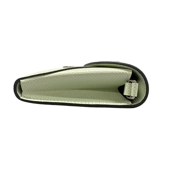 HERMES Chaine d'Ancre Too Go - Vert Fizz Veau Epsom B Other Style Wallet - Picture 5 of 12